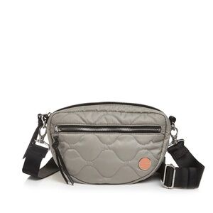 ShortyLOVE small cruiser - small quilted crossbody milky gray NWOT
